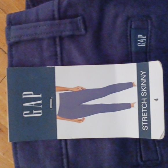 Gap stretch skinny pants size 4 Navy blue - Picture 2 of 5